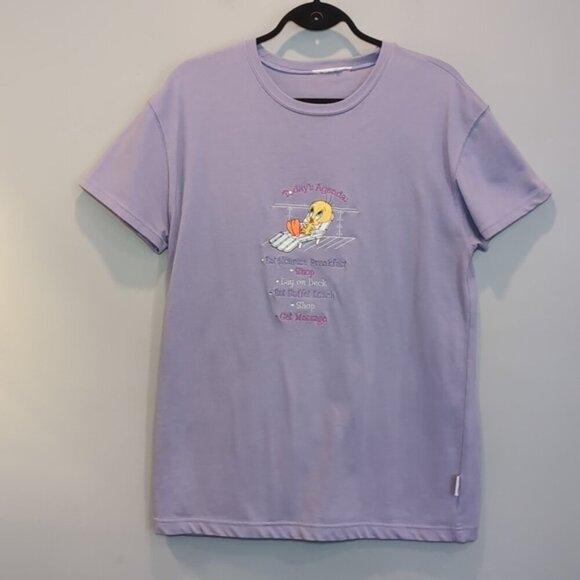 3/$20 PRINCESS CRUISES Tweety Bird Tshirt Embroidered Rhinestone Vacation Travel - Picture 10 of 10